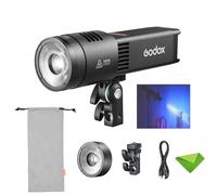 Godox RS100R RGB LED Video Light, 1800-10000K Photography Flashlight, 14 FX Light Effects, CRI?95, TLCI?95, 3 Control Ways, 0.1% Brightness Adjustment, Godox S Mount Light for Videography