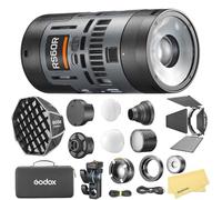 Godox RS60R 2K Kit RGB LED Monolight with Bluetooth&DMX Control, 1800K-10000K CCT, High CRI/TLCI 95+, 60W USB-C Input, 14 FX Modes, Compact Design for Creative Studio, Photography,On-Location Lighting