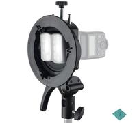 Godox S2 S-Type Bracket Bowens Mount Holder for Godox V1 Serie V860II Series TT350 Series AD400Pro AD200Pro Series Speedlite Flash for Bowens Mount Fl