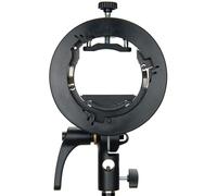 Godox S2 Speedlite Bracket for Godox AD200Pro, AD200, AD400Pro, for V1 Round Head Speedlite,V860II/TT685/TT350 Series,S-Type Bracket Updated Version