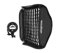 Godox S2 type Bracket Bowens + Softbox 80x80cm + Grid | ✅ 5 years warranty