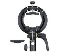 Godox S3 Speedlite Bracket, Bowens Mount, Compatible with Godox Flash, Precise Tilt Control, Black