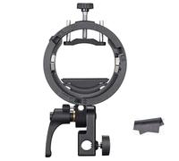 GODOX S3 Speedlite Bracket for Godox AD100 AD200 AD200Pro AD300Pro, for V1 V100 Round Head Speedlite, V860II V860III / TT685 / TT350 Series, S-Type Bracket Updated Version Bowens Mount Holder
