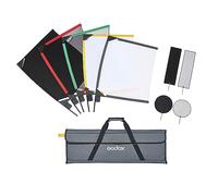Godox SF Professional Foldable & Versatile Flag Complete Kit Godox Photography Lighting Modifier Collapsible Steel Frames 5x Types Of Fabric Cinematographers Photographers Equipment… (45cm x 60cm)