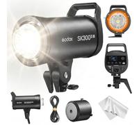 Godox SK300III-V 300Ws Studio Flash Strobe, GN58 5600K Professional Monolight with 10W LED Modeling Lamp, 1/32-1/1 Power Range, Built-in 2.4G Wireless X System & Bowens Mount for Photography