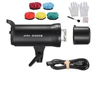 Godox SK400II-V Improved Photography Flashes 400Ws Power 5600±200K Studio Flash Built-in 2.4G Wireless X System with Bowens Mount LED Setting Lamp Cover