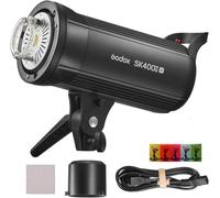 Godox SK400II-V Upgraded Studio Flash Light 400Ws Power 5600±200K Strobe Light with LED Modeling Lamp Bowens Mount Photography Flashes for Advertising Photography