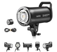 GODOX SK400IIIV (2026 Upgrade) Studio Strobe Light 400Ws Flash GN65, 0.1-1.5s Recycle Time, Bowens Mount, LED Modeling Lamp, 2.4G Wireless Flash for Studio Photography (SK400IllV)