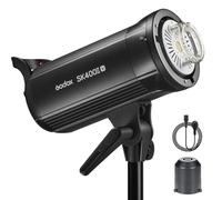 Godox SK400IIV 400W Studio Strobe, Upgraded Modeling Lamp, 2.4G Wireless X System, GN65 5700K Monolight, Studio Flash with Bowens Mount, 0.1-1.5s Recycle Time, Outstanding Output Stability
