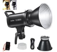 Godox SL100Bi 100W 2800-6500K 100W White/Yellow Dual Color Temperature Version LCD Panel LED Video Light Continuous Output Bowens Mount Studio Light (Godox SL100Bi)