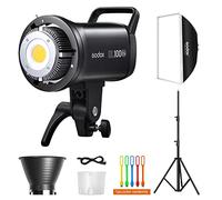 Godox SL100Bi 100W Bi-Color LED Video Light with 110" 2.8m Light Stand 24"x36" Softbox Kit