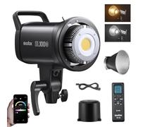 Godox SL100Bi COB LED Video Light Bi Color 100W with RC-A6 Remote 5600K 32100 Lux CRI 96+ TLCI 97+ 11 Light FX Bowens Mount Continuous Outputing Light (SL100-Bi)
