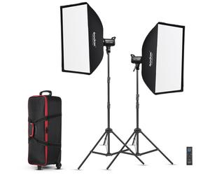 Godox SL100BI-K2 LED Two Light Kit - BI-Colour