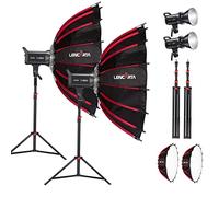 Godox SL100D LED Video Light | 100W TLCI97 CRI96 5600K | Continuous Lighting Photography & Videography Kit Bowens Mount | Octa Umbrella Type Softbox and 265cm Aluminium Lightstand | By Lencarta