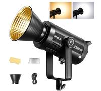 Godox SL150IIIBi Bi Color Continous Vedio Light LED 160W COB Vedio Light 2800-6500K 80,400Lux @1m, 5600K, with Reflector 6 Color Diffusers for Studio Film Photography Shooting (160W-Bi)