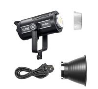 GODOX SL200II 200W Powerful Dependable LED Video Light Daylight Balance 5600K CRI95 Bowens Mount Silent Dimmable Continuous Lighting Studio Photo Light Video Recording Portrait Photography SL-200WII