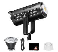 Godox SL200III 215W(MAX.) LED Video Photography Lights, Bowens-mount Studio Lights for Photography, Continuous Output Lighting, 8 Preset Lighting Effects Silent Mode.(SL-200WIII)