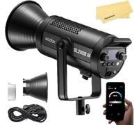 Godox SL200III Bi SL200IIIBi Bi-Color LED Video Light,215W 2800-6500K 95400Lux@1M CRI 96+ TLCI 97+ Bowens Mount Continuous Light,8 FX Effects 0-100% Brightness with APP Control,for Vlog,Live Streaming