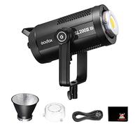Godox SL200IIIBi 215W LED Continuous Output Lighting, 2800K-6500K Dual Color Temperature, 0%-100% Brightness Adjustment, App Control, Bowens Mount, Suitable for Studio, Still Life, Video Shooting