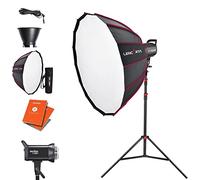 GODOX SL60IID 60W LED Video Light 5600K Daylight Balanced Light | Godox SL60W /w EZ-Pro 80cm Octa Softboxes, Dimmable Photography/Videography LED + 12 Month Extended Warranty Card (3 Yrs)