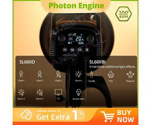 Godox SL60IID SL60II D SL60IIBi SL60II Bi COB LED Video Light 2.4G Wireless/Bluetooth Control Continuous Lighting for Photograph SL60IIBi