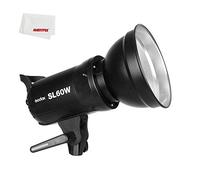 Godox SL60W COB LED Torch for Studio, CRI 95+, 5500K, Bowens Mount with Remote Control+RC-A5 Remote Control + Six Colour Filter Cloth