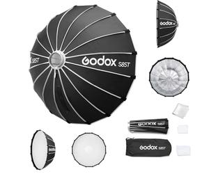 Godox Softbox S85T 85CM Quick Release Collapsible Umbrella Soft Box with Bowens Mount, Studio & On-the-Go Soft Lighting Solution