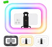 Godox SR20R RGB LED Video Light, Portable Ring Light with Bluetooth Control | CCT/RGB/FX Modes, 2800K-6500K, 4800mAh Battery, for Smartphone, Camera, Vlog and Live Streaming