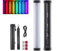 Godox TL30 Tube Light, 2700K-6500K Adjustable RGB LED Video Light Stick with CRI97 TLCI99, Portable LED Light Wand with RGB / CCT / HSI / FX Mode, Support APP / On-Board Control