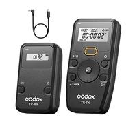 Godox TR-N3 Wireless Timer Remote Control Compatible for Nikon, Shutter Release Remote with Transmitter Receiver and Shutter Cable, Image Stabilization and Exposure Timer Function