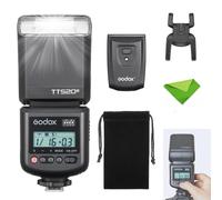 Godox TT520III Camera Flash, 1.8s Recycle Time, 400 Full Power Flash, Built-in Receiver and RT Transmitter for Canon Nikon Panasonic Olympus Pentax a
