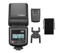 GODOX TT520III Camera Flash with 433MHz Receiver, Single-Contact Hotshoe, 8 Power Levels Compatible for Canon Sony Nikon Fuji Panasonic Olympus