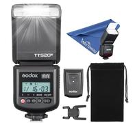 Godox TT520III Universal Hot Shoe Flash - Manual Flash with RT-16 Wireless Transmitter,Compatible for Canon Nikon Sony Pentax Olympus Fuji Panasonic Camera(GODOX TT520II Upgraded Version)