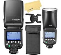 Godox TT685II-C TT685IIC Camera Flash with Godox V1 Pro C for Canon Camera Flash Speedlite Speedlight Light, E-TTL 2.4G GN60 HSS 1/8000S,0.1-2.6s Recycle Time,330 Full Power Pops
