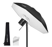 Godox UBL-85S 85cm 33.4” Silver Reflective Umbrella Photography Studio Soft Light Umbrella with Large Diffuser Cover for Video Shooting