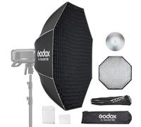 Godox UL 150cm Octagon Softbox Quick Release Bowens Mount Octobox Soft Box with Honeycomb Grid Light Diffusers Carry Bag for Bowens Mount COB Lights