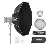 Godox UL 35.43'' Octagon Softbox Quick Release Bowens Mount Umbrella Soft Box with Honeycomb Grid Light Diffusers Carry Bag for Bowens Mount COB Lights for SMALLRIG for Neewer for Aputure for Godox