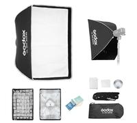 Godox UL-BOX-30 * 45 Square Rectangular Softbox30x45cm Quick Switch SoftBox | SoftBox with Grille,Folding Softbox with Bowens Mount for Studio Video Light SL60W SL100D SL100Bi MS200-V MS300-V DP400III-V