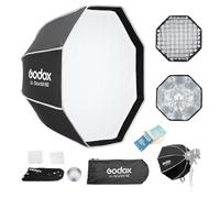 Godox UL-BOX Octa-60 60cm Octagonal Umbrella Softbox | Quick Release Soft Box with Grid, Collapsible Softbox with Bowens Mount for Light SL60W SL100D MS200-V MS300-V DP400III-V