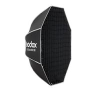 Godox UL-BOX Octa-90 Octagonal Umbrella Softbox, 90cm 35.43inch Quick Release Soft Box with Grid, Collapsible Softbox with Bowens Mount for Light SL60W SL100D SL100Bi MS200-V MS300-V DP400III-V