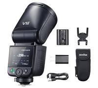 Godox V1 MID N Camera Flash Compatible for Nikon Camera 55Ws TTL HSS 1/8000s Round Head Touchscreen Speedlite