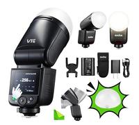 Godox V1 mid N with AK-R11 Diffuser, TTL HSS 1/8000s, Touch Screen, 55Ws On-Camera Speedlite for Nikon Z8 Z6III ZFC Z9 Z30 D850 Z6II Z7 Ⅱ Z50II Z5II Z6 Z5 Z7 Z50 D3300
