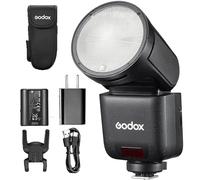 Godox V1 mid O TTL Round Head Camera Flah 650 Full Power Flashes HSS 1/8000s 1.7s Recycle time Toch Screen Flash Speedlight Compatible with Olympus and Panasonic Cameras