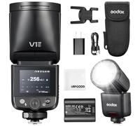 GODOX V1 MID S Camera Flash for Sony, V1mid-S TTL Round-Head Flash 55Ws