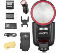Godox V1 Pro N V1Pro-N Camera Flash for Nikon Camera Flash Speedlite Speedlight,76Ws 2.4G TTL 1/8000 HSS,500 Full Power Flashes,1.3s Recycle Time,2980mAh Li-ion Battery,10 Levels LED Modeling Lamp