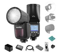 Godox V1-S Professional Camera Flash Speedlite Speedlight Round Head Wireless 2.4G Fresnel Zoom for Sony a7RII a7R a58 a99 ILCE6000L a7RIII a7R3 a9 a77II a77 a350 Camerasfor Wedding Portrait Studio