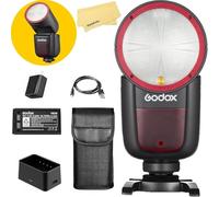 Godox V1 V1-S TTL Camera Flash for Sony Flash Speedlight,76Ws Round Head | Godox Flash for Sony,2.4G TTL 1/8000s HSS,480 Full Power Flashes,1.5s Recycle Time,10 Levels LED Modeling Lamp(USA Version)