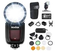 Godox V1 V1O Camera Flash with AK-R1 Accessories Kit for Olympus and Panasonic
