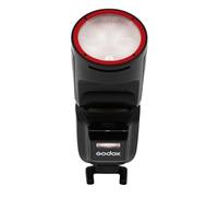 Godox V100 100W On-Camera Flash for Fuji with 2.3-Inch Full-Color Touchscreen, Built-in 2.4G Wireless Sync, and Powerful Battery (Black)
