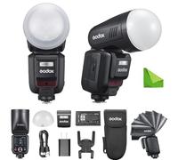 Godox V100 S with AK-R11 Kit,V100S Flash with Diffuser Dome, 100Ws TTL Flash for Sony a7V/a7IV/a7CII/a9III, Touchscreen Control, 1.7s Recycle,400-Full-Power,for a7RV/a7III/a6700/a7R IV/a1 II/ZV-E10 II